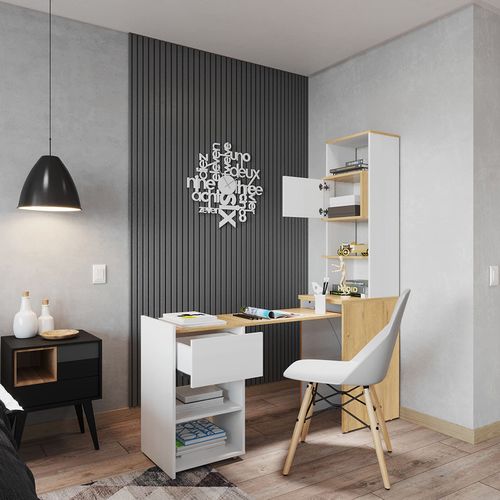 Escritorio con Librero Extensible Space