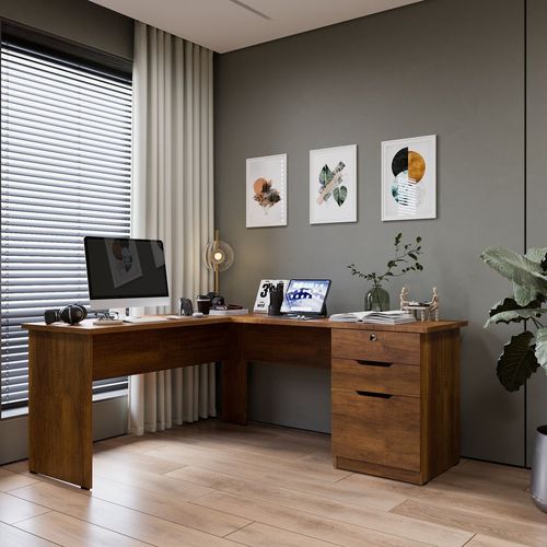 Escritorio en L 3 Cajones Denver